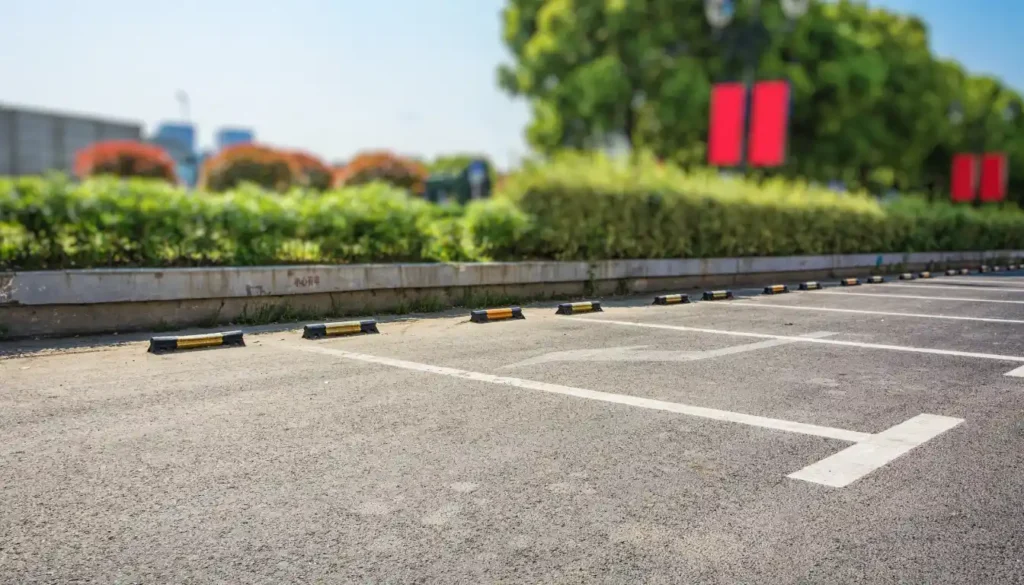 Kfz-Stellplätze nebeneinander